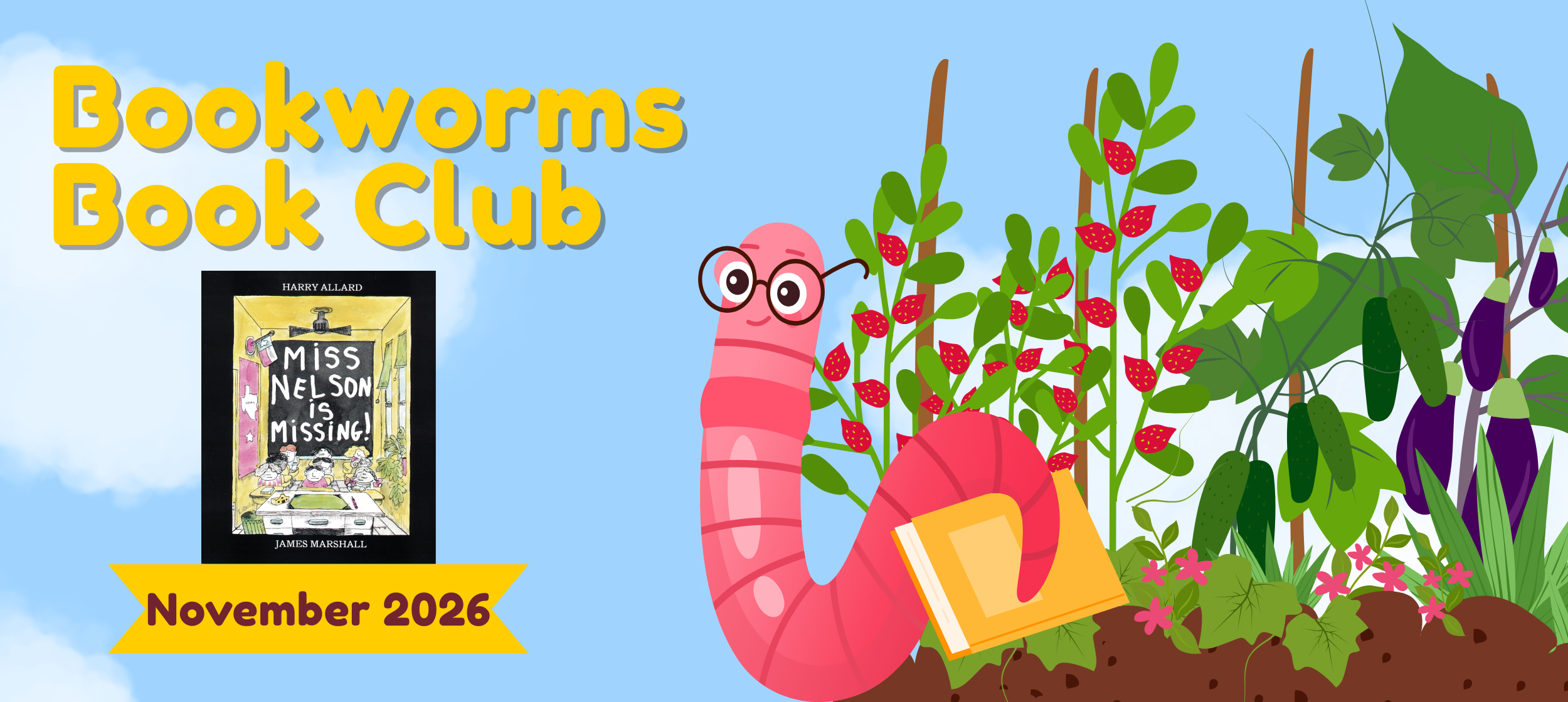 Bookworms Book Club (Grades 1-3) - La Grange Park Public Library